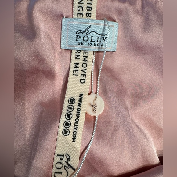 NWT | Oh Polly Asymmetric Mini Skirt in Pink | US Size 6 | Never Worn - Picture 3 of 9